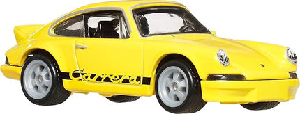 Hot Wheels Premium Car Culture Hammer Drop 1:64 Scale Die-Cast Porsche 911 Carrera RS 2.7 Vehicle with Real Riders Tires & Metal/Metal Body & Chassis