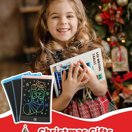 KOKODI Kids Toys 3 Pack LCD Writing Tablet, Colorful Drawing Pad Erasable Doodle Board, Educational Learning Toys Birthday Gifts for Boys Girls Age 3 4 5 6 7 8(Blue & Pink & SkyBlue)