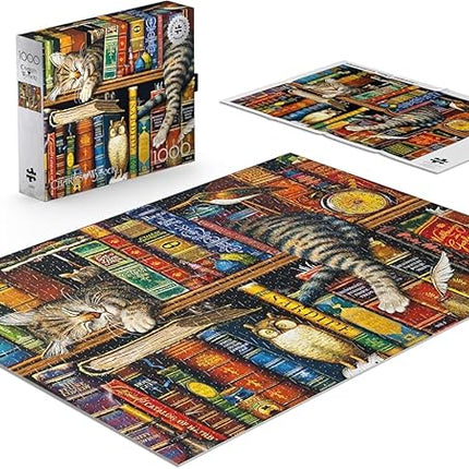 Buffalo Games - Charles Wysocki - Frederick The Literate - 1000 Piece Jigsaw Puzzle for Adults -Challenging Puzzle Perfect for Game Nights - Finished Size is 26.75 x 19.75