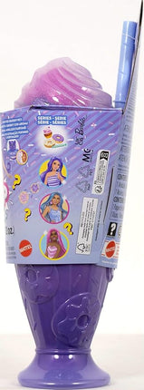 Barbie Pop Reveal Series Fashion Doll & Accessories Set, Treat Series, Donut Dreams Theme with Pet, 8 Surprises Include Color Change