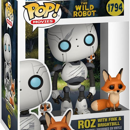 Funko Pop & Buddy: Wild Robot - Roz with Brightbill & Fink - Collectable Vinyl Figure - Gift Idea - Official Merchandise - Toys for Kids & Adults - Cartoon/Animation Fans