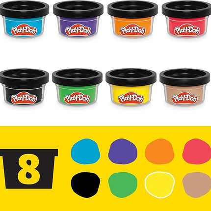 Play-Doh Teenage Mutant Ninja Turtles Cowabunga Creations Bendy 4 Inch Action Figures Set, Kids Arts & Crafts, TMNT Toys for Boys & Girls 4+