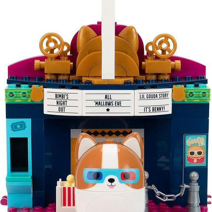 BLDR Squishmallows Reginald at The Movies Building Set - Reginald The Corgi Buildable Figure - Squishmallows Fans 8+, 0093