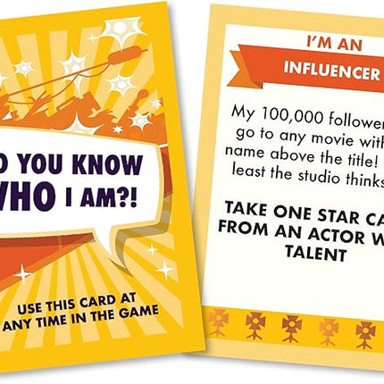 Casting Call Original Edition - Party Card Game - Hilarious Hollywood Theme Card Game for Family Game Night - for Adults and Teens - 4-8 Players, Play Time 30-40 Minutes