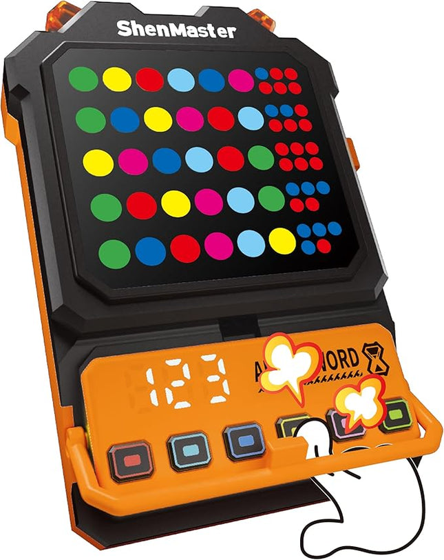 Super Decoder Game, 10000+ Colors CRACK THE CODE-Breaking Puzzle Memory & Brain Teasers Games for Kids and Adults, Multiplayer Handheld Travel Mastermind Games for Trip, Birthday Gift for Boys & Girls