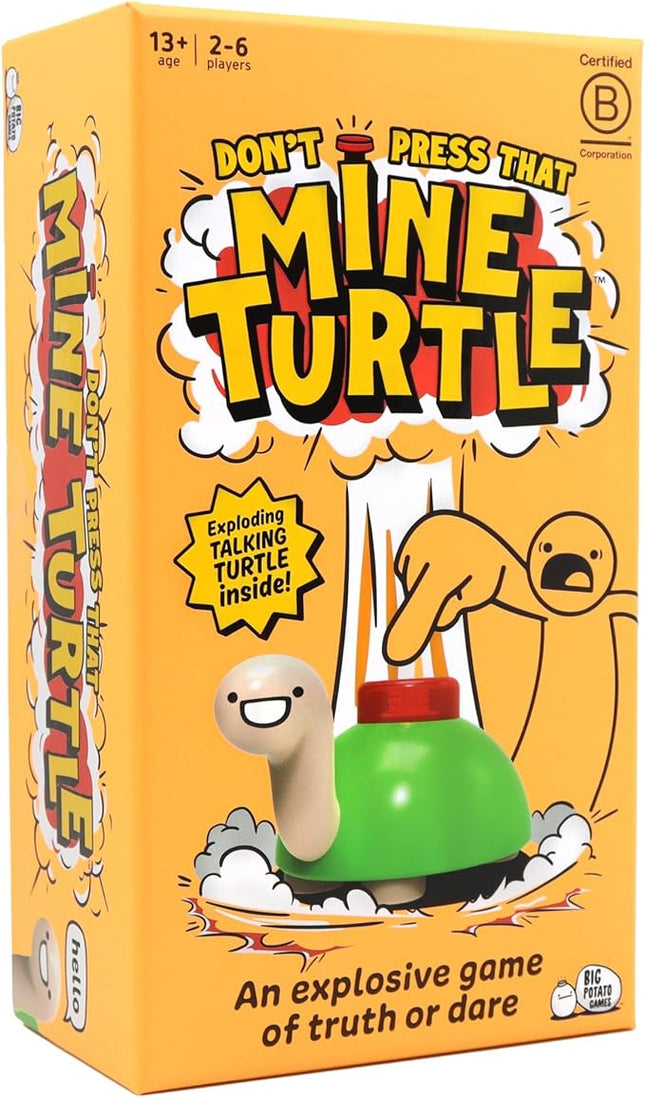 Mine Turtle: an Explosive Game of Truth Or Dare, Featuring Over 100 Silly Mission Cards, Perfect Board Game for Teenagers, Families and Adults, Great for Game Night