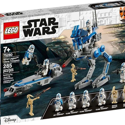 LEGO Star Wars 501st Legion Clone Troopers 75280 Building Kit, Cool Action Set for Creative Play and Awesome Building; Great Gift or Special Surprise for Kids (285 Pieces)