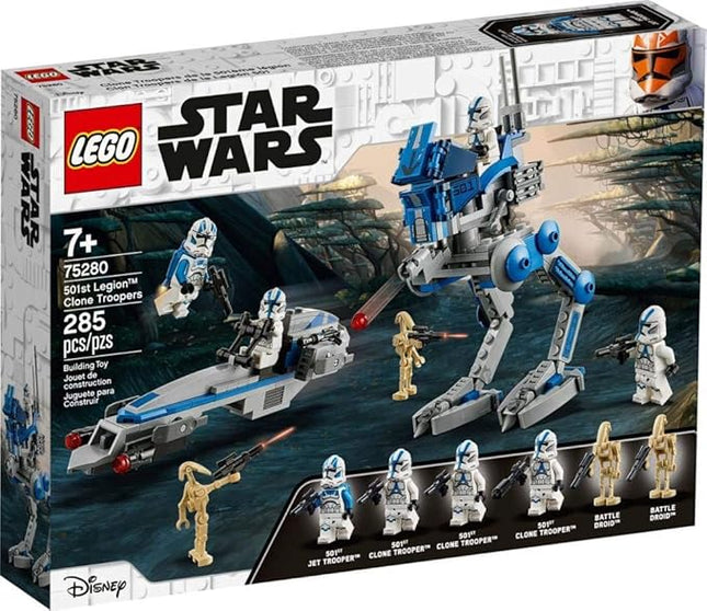 LEGO Star Wars 501st Legion Clone Troopers 75280 Building Kit, Cool Action Set for Creative Play and Awesome Building; Great Gift or Special Surprise for Kids (285 Pieces)