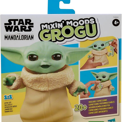 STAR WARS Mixin' Moods Grogu, 20+ Poseable Expressions, 5-Inch-Tall Grogu Toy, 4+ Years