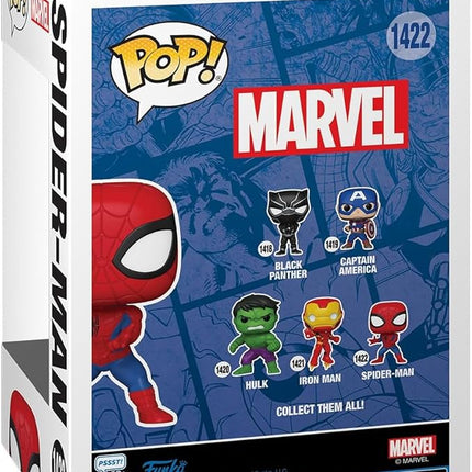 Funko Pop Marvel - Spider-Man - Marvel Comics - Collectable Vinyl Figure - Gift Idea - Official Merchandise - Toys for Kids & Adults - Superheroes Fans - Model Figure for Collectors and Display