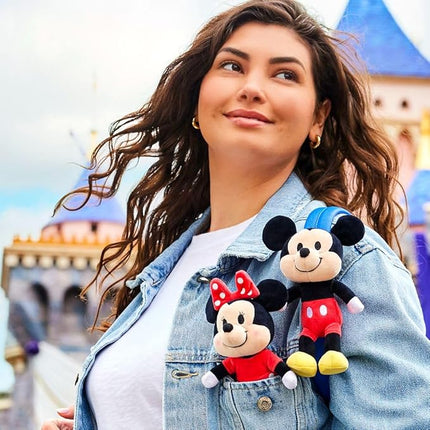 Disney Store Official Stitch nuiMOs Plushie - Soft Plush with Embroidered Features, Poseable Hands & Turning Head, Magnetic Hands for Holding, 6 Inches, Dress Up with nuiMOs Outfits