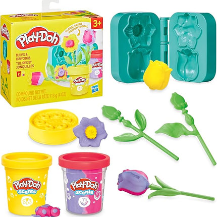 Play-Doh Tulips & Daffodils Flower Toy, Kids Arts & Crafts Kit, Gifts for Girls & Boys 3 Tulips & Daffodils Flower Toy, Kids Arts & Crafts Kit, Gifts for Girls & Boys 3+