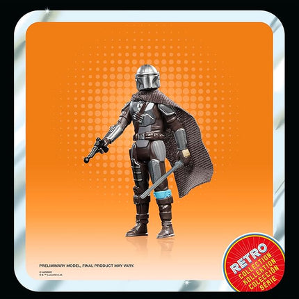 STAR WARS Retro Collection The Mandalorian, The Book of Boba Fett 3.75 Inch Collectible Action Figure