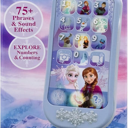 eKids Disney Frozen Toy Phone for Kids, Toddler Toys with Preschool Learning Activities, Frozen Toys for Girls