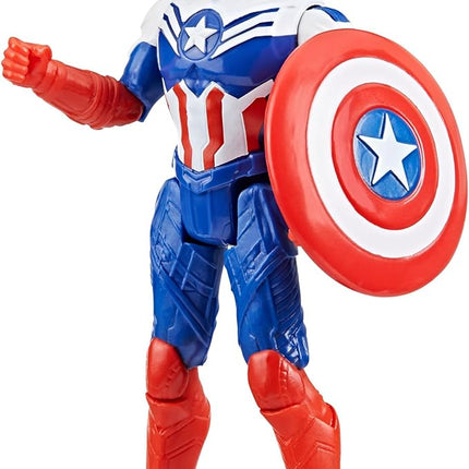 Marvel Epic Hero Series Captain America Action Figure, 4-Inch, Avengers Super Hero Toys, Birthday Gifts for Kids, Ages 4+