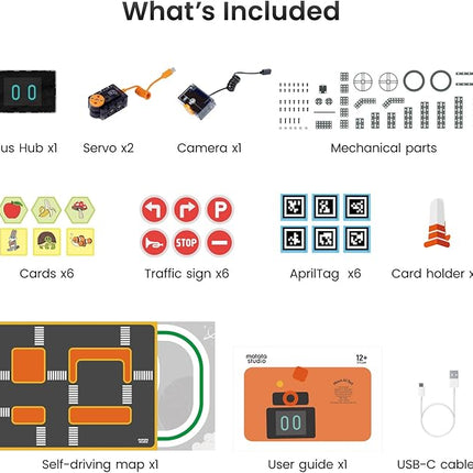 Nous AI Robot for Kids Ages 12+, STEM Coding Robot for Boys and Girls with Scratch & Python Programming, Robot Building Kit for Kids to Build Your Own AI Robot