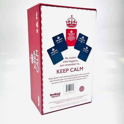 Keep Calm - Hilarious Party Game for Friends and Family - Ideal for Game Night - Ages 17+, 3-8 Players