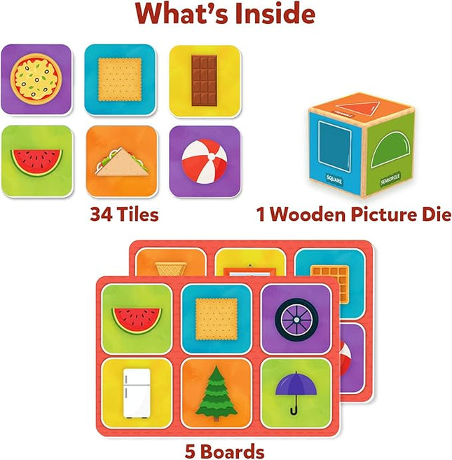 Skillmatics Memory Match - Shapes, Fun & Fast Matching Board Game for Kids, Educational Preschool Game for Toddlers, Boys & Girls Ages 3, 4, 5, 6 & 7, Learning & Brain Development Toy