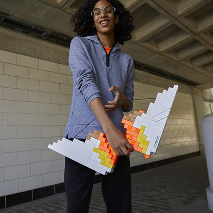 Nerf Minecraft Sabrewing Motorized Blaster Bow, 8 Elite Darts, 8-Dart Clip, Electric Full Auto Toy Foam Blasters, Minecraft Toys for 8 Year Old Boys and Girls and Up