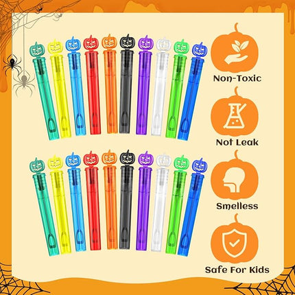 400 PCS Bubble Wands, Halloween Party Favors for Kids, Halloween Kids Goodie Bag Stuffers, Great Halloween Treats Toys, Girls Boys Classroom Prizes (10 Colors)