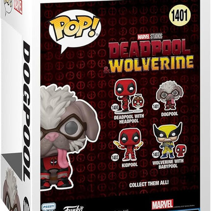 Funko POP! Marvel: Deadpool & Wolverine - Dogpool - Collectable Vinyl Figure - Gift Idea - Official Merchandise - for Kids & Adults - Movies Fans - Model Figure for Collectors and Display