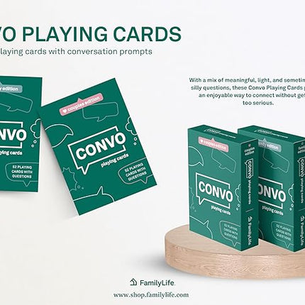 FAMILYLIFE New Convo Cards Family Version – Building Relationships with Conversation Games – Family Board Games for Family Night – Family Games Playing Cards
