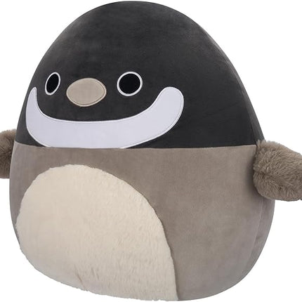 Squishmallows Original 16-Inch Gertrude Grey and Black Canada Goose - Official Jazwares Large Plush