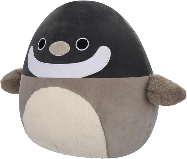 Squishmallows Original 16-Inch Gertrude Grey and Black Canada Goose - Official Jazwares Large Plush