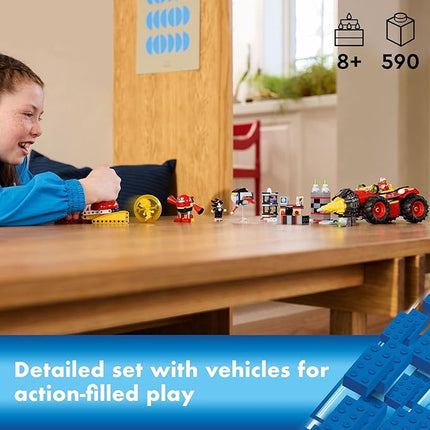 LEGO Sonic The Hedgehog: Super Sonic vs. Egg Drillster Gaming Toy with Shadow and Dr. Eggman, Super Sonic Toy Building Set for Boys and Girls Ages 8 and Up, 76999
