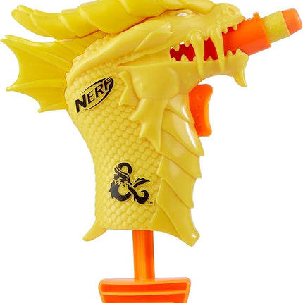 Nerf MicroShots Dungeons & Dragons Palarandusk Blaster, 2 Elite 2.0 Darts, Kids Outdoor Games, D&D Blaster Toys for Ages 8 and Up