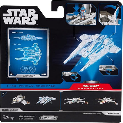 Star Wars Micro Galaxy Squadron Fang Fighter - 5-inch Vehicle with 1-Inch Micro Figure Accessory