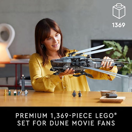 LEGO Icons Dune Atreides Royal Ornithopter 10327, Collectible Dune Inspired Model for Build and Display, Adult Gift Idea for Sci-Fi Movie Fans, 8 Dune Minifigures