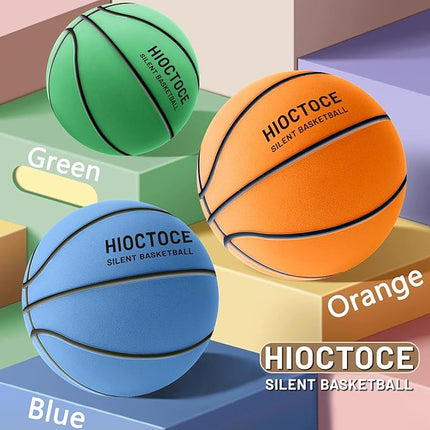 Silent Basketball Size 7 (29.5") - Upgraded Foam Basket-Ball for Arcade Games, Indoor Training, Higher Bounce, Quiet Dribble, Perfect for Various Indoor Activities & Basket-Ball Gifts
