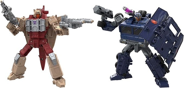 Transformers Legacy United Doom ‘n Destruction Collection, Mayhem Attack Squad Converting Action Figure 4-Pack, Breakdown & Windsweeper, 8+ Years (Amazon Exclusive)
