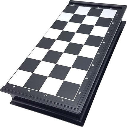 Lexibook Chessman® Classic, Magnetic and Foldable Chess Game, 32 Pieces, Family Board Game, Black/Grey, CGM320