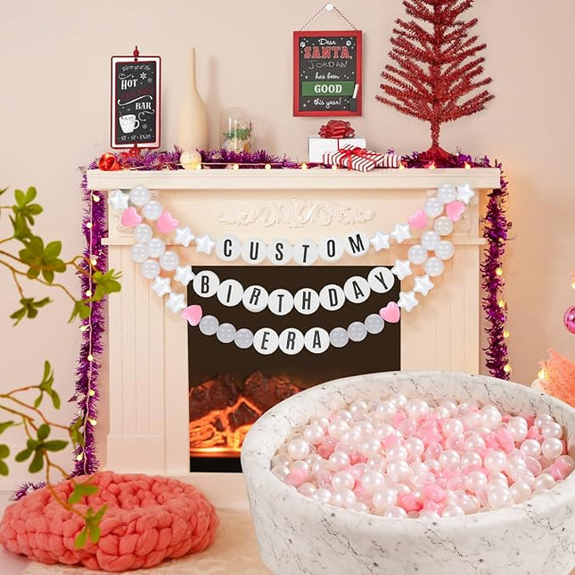 STARBOLO Star Ball Pit Balls for Toddlers -100pcs Phthalate Free BPA Free Non-Toxic Crush Proof Play Balls Play Tent Pool Playhouse Playpen Party Decoration.