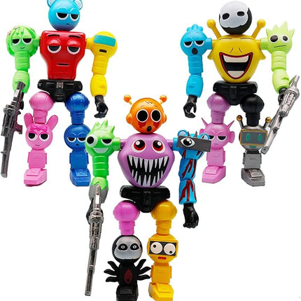 7inch Action Figures Mystery Box,Mystery Box,Sprunky Toys Collection Decoration Set, Sprunkies Toys for Collectible Figurine Gifts Both Play and Display (STL-6)