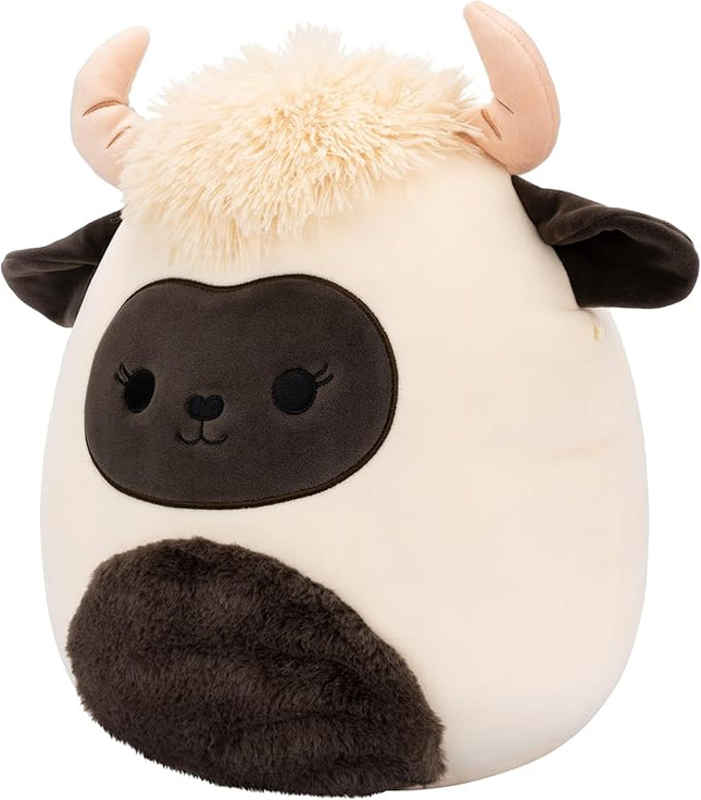 Squishmallows Original 12in Venus The Blacknose Sheep with Fuzzy Black Belly – Official Jazwares Plush (Medium-Sized)