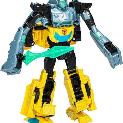 Transformers EarthSpark Cyber-Combiner Bumblebee and Mo Malto Robot Action Figures, Interactive Toys for Boys and Girls Ages 6 and Up