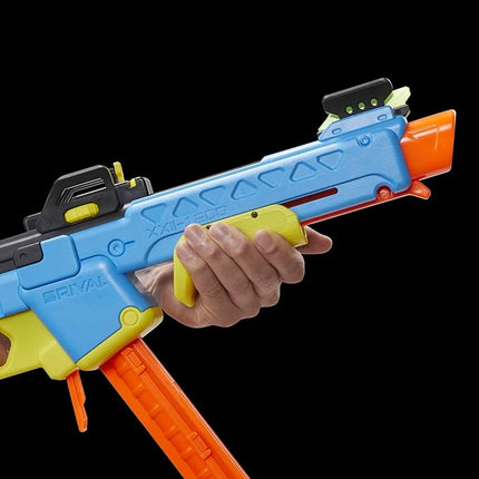 Nerf Rival Pathfinder XXII-1200 Blaster, Most Accurate Rival System, Adjustable Sight, 12-Round Magazine, 12 Rival Accu-Rounds