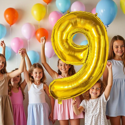 Smlpuame 40 inch Number Balloon 0-9 Gold Large Number 70 Balloons,Digital Balloons for Birthday Party Celebration Decorations Supplies, Helium Foil Number Balloons for Wedding Anniversary