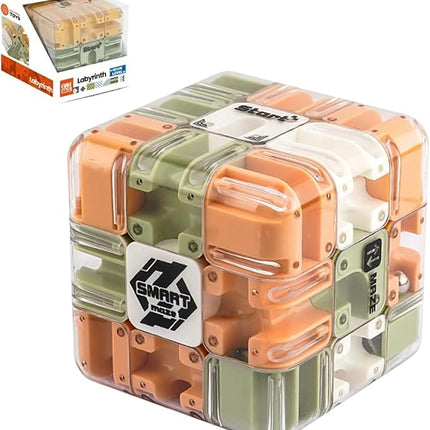 Large Labyrinth 3D Puzzles Maze Cube - Engaging Brain Teaser Toy, 3D Puzzle Maze Games, 3D Puzzle Magic Cube & Ball, Educational Focus Game Gift for Adults Teens (1pcs)
