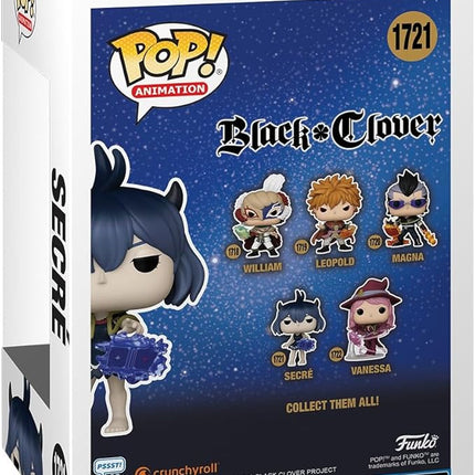 Funko POP! Animation: Black Clover - Secre - Secré - 1/6 Odds for Rare Chase Variant - Collectable Vinyl Figure - Gift Idea - Official Merchandise - for Kids & Adults - Anime Fans