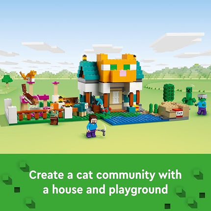 LEGO Minecraft The Crafting Box 4.0 21249 Building Toy Set, Custom-Build Playset Featuring Classic Bricks, Figures and Game Accessories, Model Guides Spark Creativity for 8 Year Old Kids