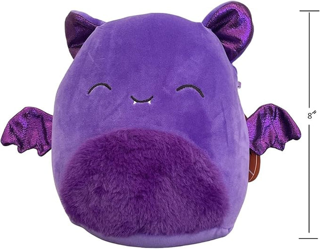 Squishmallow 8" Blas The Bat- Officially Licensed Kellytoy Plush - Collectible Soft & Squishy Halloween Stuffed Animal Toy Gift for Kids, Girls & Boys - 8 Inch
