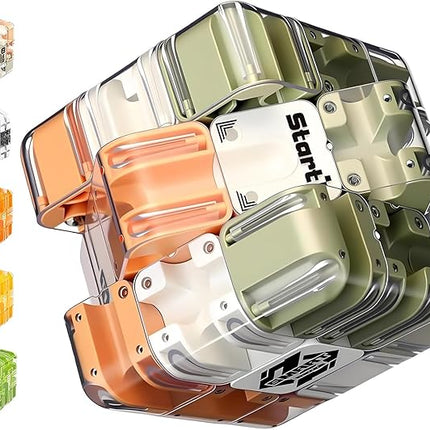 Large Labyrinth 3D Puzzles Maze Cube - Engaging Brain Teaser Toy, 3D Maze Magic Cube & Ball, High Difficulty Puzzle, Brain Training Puzzle, Pefect Gift for Adults Teens, Normal