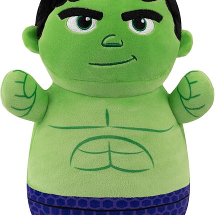 Squishmallows Original Marvel Spidey and His Amazing Friends 10-Inch Hulk HugMees - Medium-Sized Ultrasoft Official Jazwares Plush