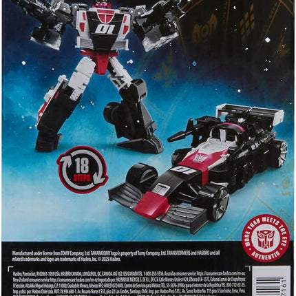 Transformers Age of The Primes Deluxe Class Decepticon Crasher, 5.5-inch Converting Action Figure, Robot Toys for Ages 8+