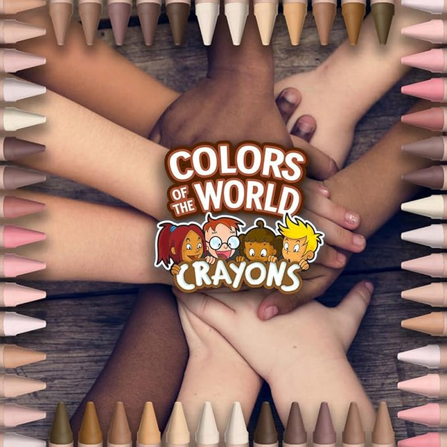 Crayola Colors of The World Bulk Crayon Classpack (480ct), 24 Skin Tone Crayon Colors, Classroom Supplies for Teachers, Ages 3+
