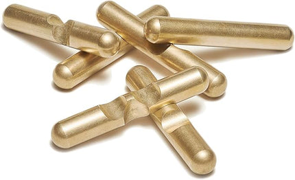 Craighill Jack Puzzle - Brain Teaser Puzzle for Adults & Kids, 3D Brain Game, Mind-Bending & Satisfying, Aesthetic Home & Office Decor - Solid Brass